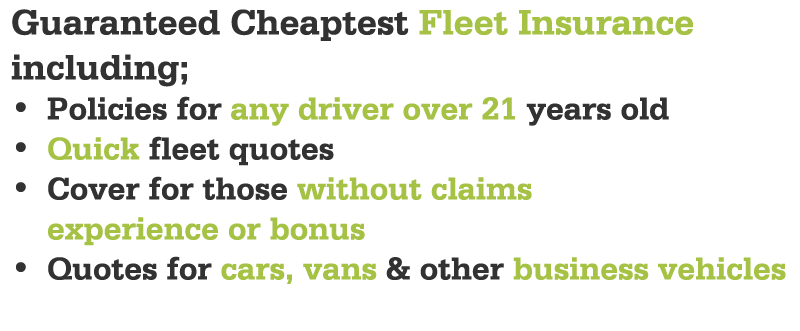 Cheapest Fleet Insurance