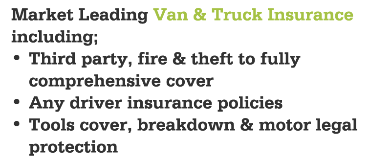 Insurance for vans & trucks